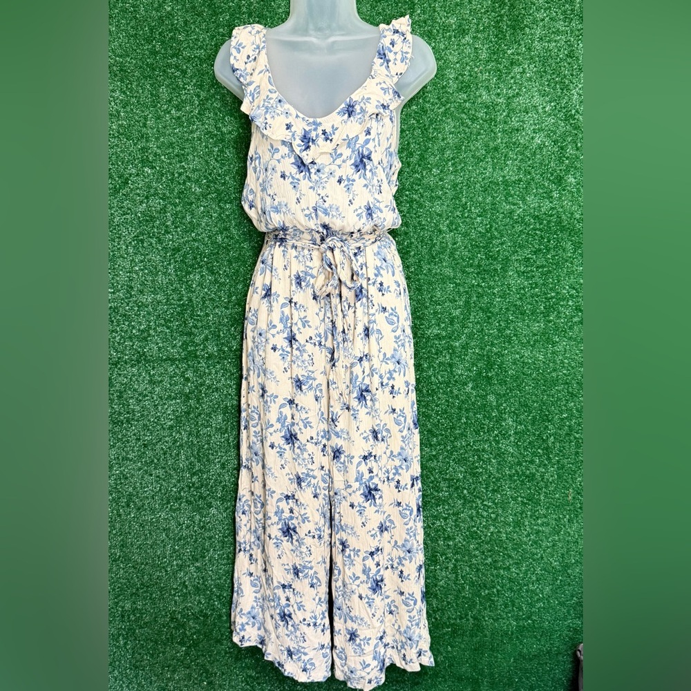 American Eagle Outfitters Cottagecore Romantic Floral Jumpsuit